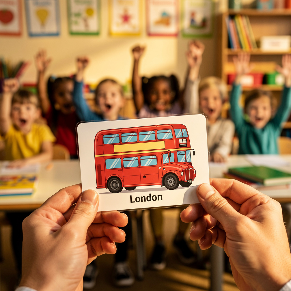 Méthode flash cards anglais